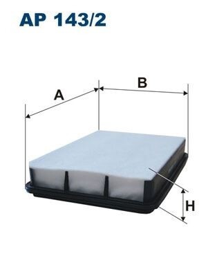 HAVA FİLTRESİ TOYOTA LAND CRUİSER 3.0 D-4D 173HP 03/10-