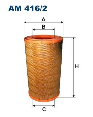 HAVA İÇ ELEMAN FİLTRE SCANİA 144-164-T C301500-0986626760-27.358.00-LX323