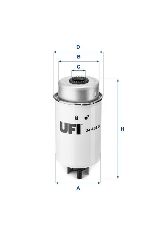 YAKIT FİLTRESİ YENİ FORD TRANSİT V347 2007 125HP WK8157