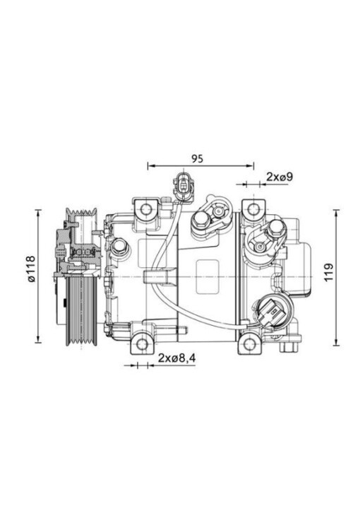 A/C-Kompressor HYUNDAI I20 1.0 MPI