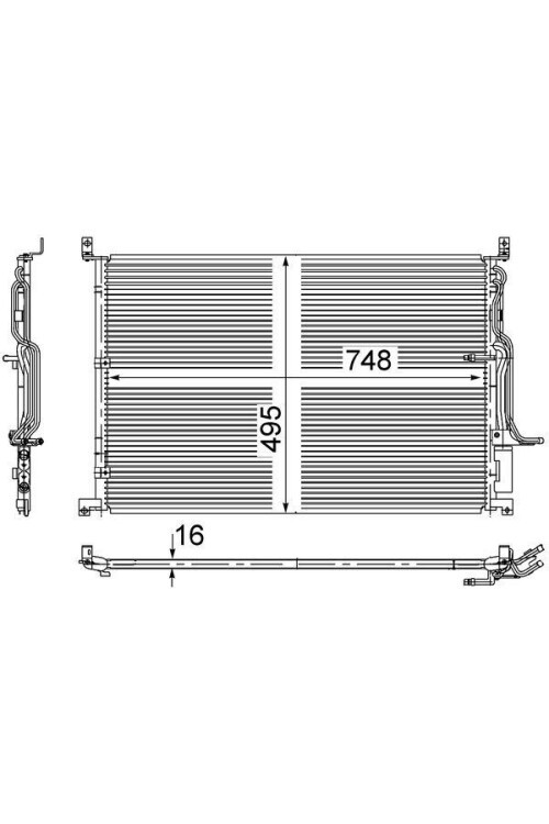 A/C-Kondensator AUDI A8