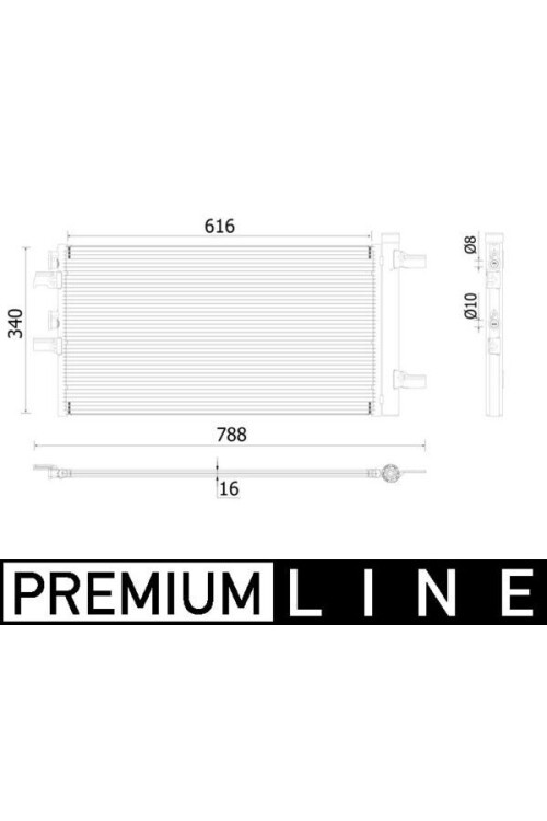 A/C-Kondensator BMW 2 F45 / X1 F49