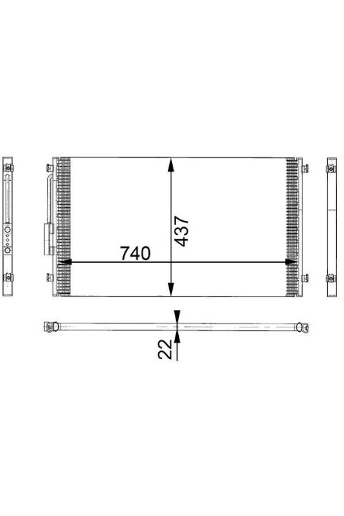 A/C-Kondensator CHRYSLER VOYAGER III