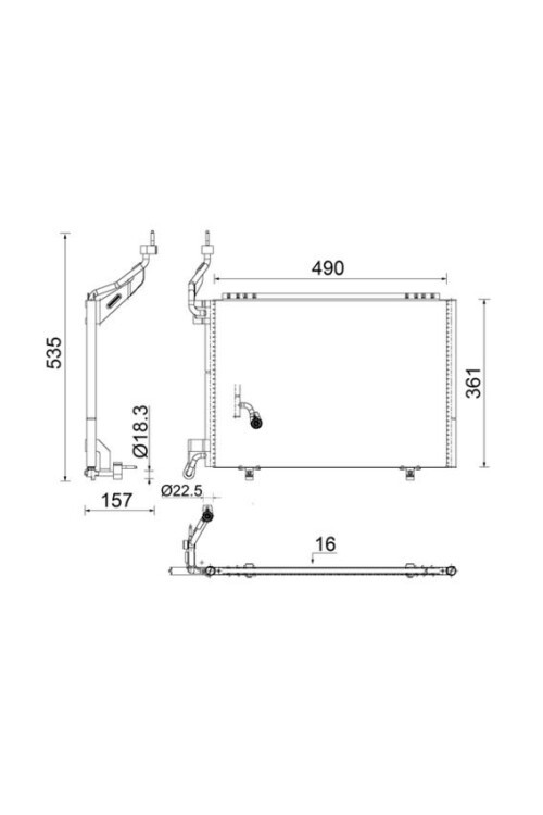 A/C-Kondensator FIESTA JA8 CCN