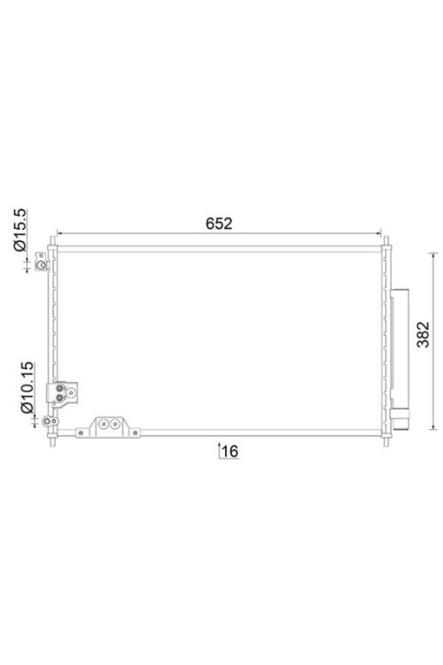 A/C-Kondensator HONDA ACCORD VII CL