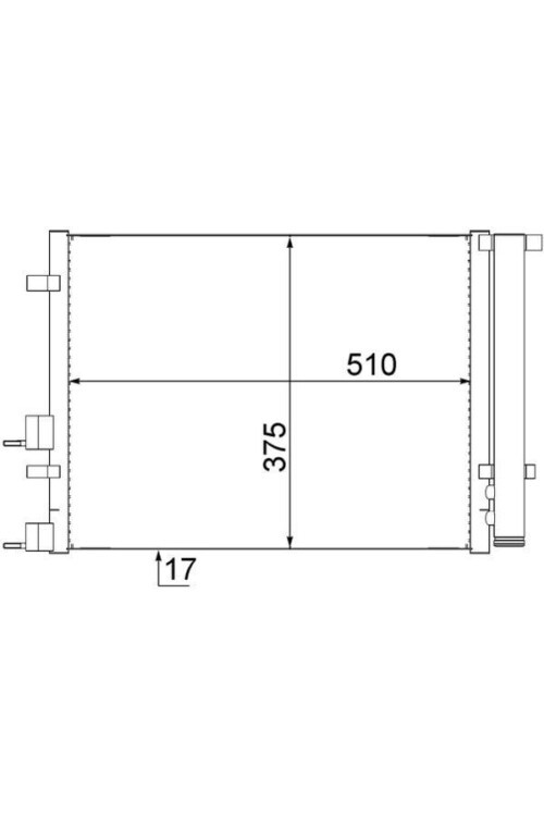 A/C-Kondensator HYUNDAI I20 DIESEL