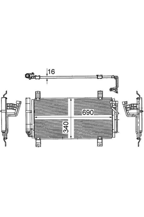 A/C-Kondensator MAZDA 6 09-09
