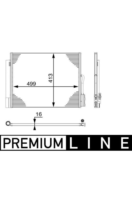 A/C-Kondensator OPEL MERIVA