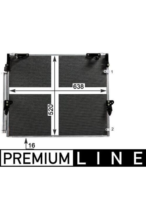 A/C-Kondensator TOYOTA LANDCRUISER VDJ20