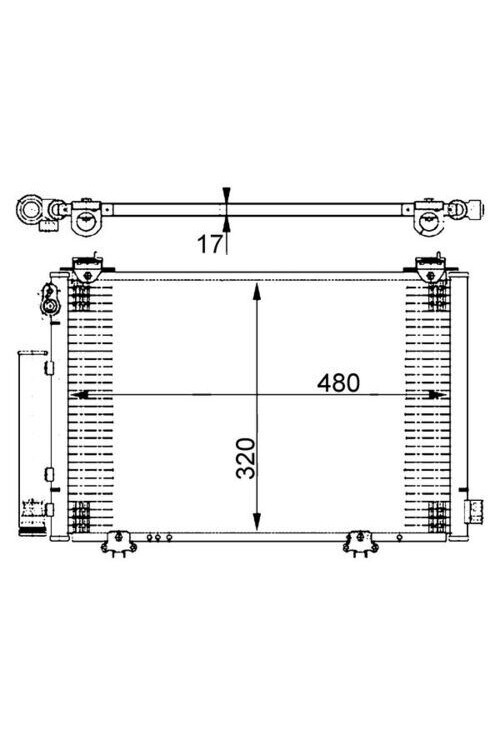 A/C-Kondensator TOYOTA YARIS RHD