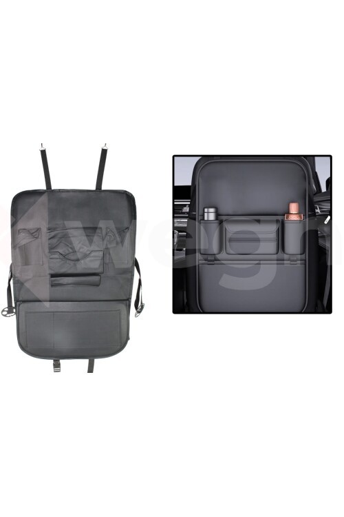 ARAÇ İÇİ KOLTUK ARKASI ORGANİZERİ SİYAH