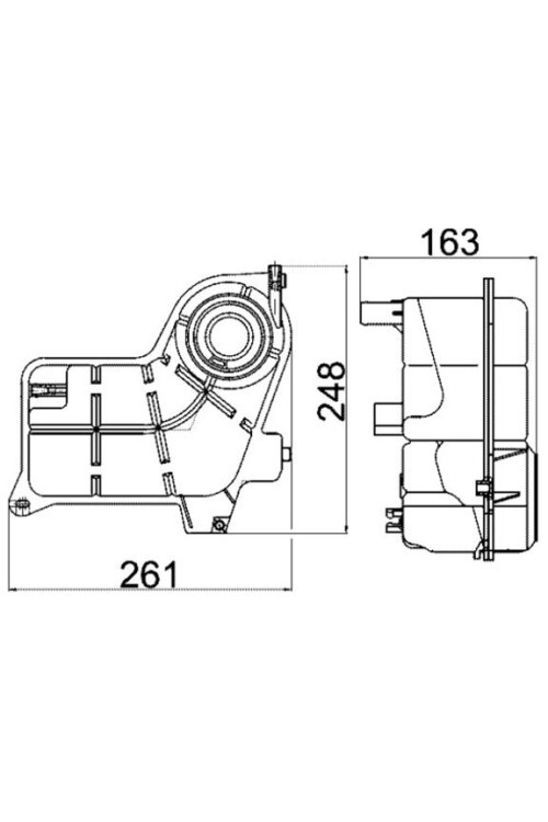 Ausgleichsbeh lter AUDI A4/B6 01-08