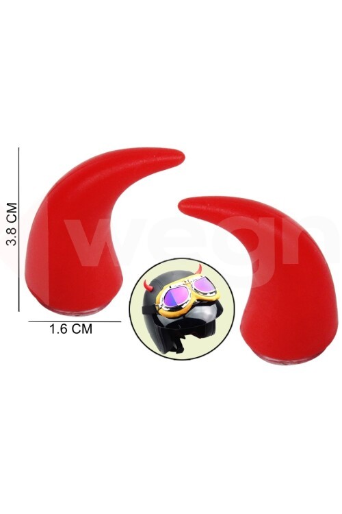 DİREKSİYON VE KASK ÜSTÜNE TAKILAN BOYNUZ APARATI KIRMIZI