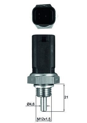 HARARET MÜŞÜR 3 FİŞLİ CLIO-CLIO SYMBL- MGN-KNG-R9-LOGAN 1.4-1.6 MP 7700103348-7700101968 Temperature Sensor