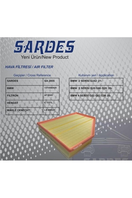 HAVA FILTRESI BMW B47 G42 G20 G21 G28 G22 G23 G26