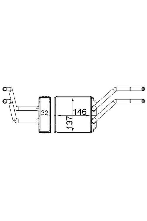 Innenraum-W rmetauscher FORD TRANSIT 08-
