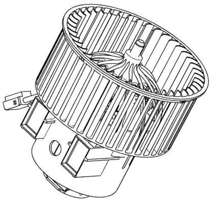 KALORİFER MOTORU VOLVO S80 2006 >2016 V70 2007-2016 XC60 XC70 8EW351040-461 LANDROVER FREELANDER 2.2TD4 2006-2014 RANGE ROVER EVOQUE L538 2.2 D 2011-2