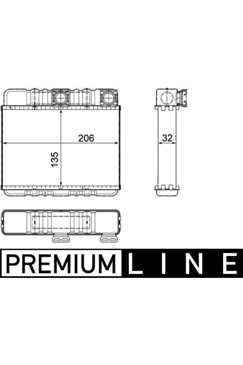 KALORIFER RADYATORU BMW E46 98>05 E83 06>11 PREMIUM LINE
