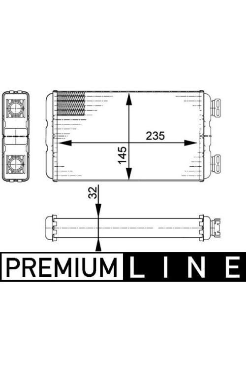 KALORİFER RADYATÖRÜ MASTER-MOVANO 2.5-3.0 DTI-DCI 235x145x42