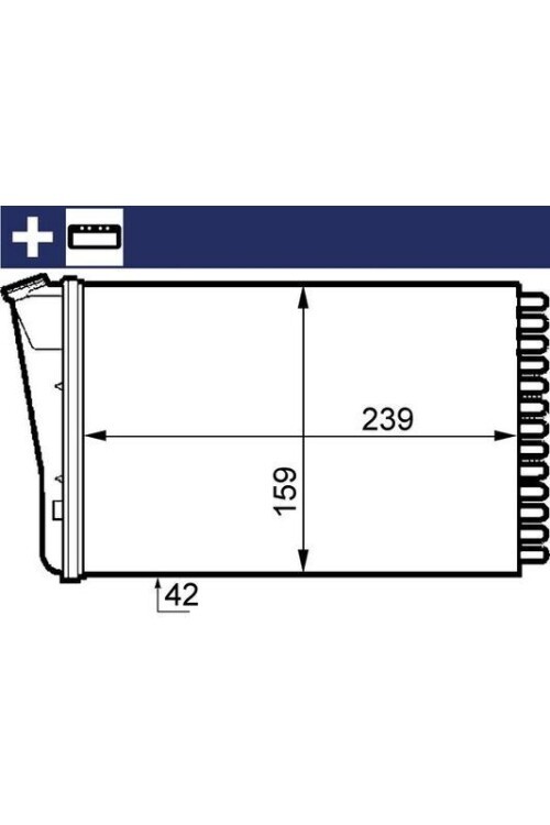 KALORİFER RADYATÖRÜ OMEGA B 239x159x42
