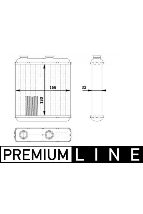 KALORİFER RADYATÖRÜ OPEL MERIVA 1.4-1.6-1.3CDTI-1.7DTI-1.7CDTI 03-10