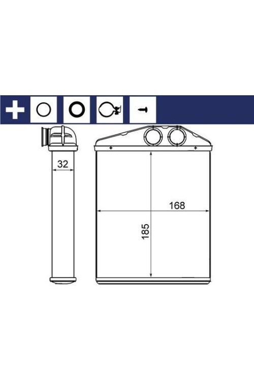 KALORİFER RADYATÖRÜ VECTRA C 02>SIGNUM 03> Z18XER 185x169