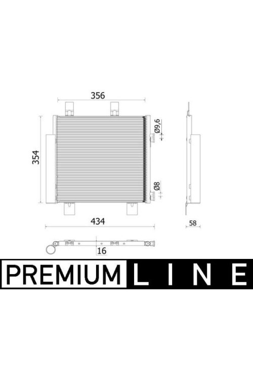 KLİMA KONDENSERİ KURUTUCU İLE PEUGEOT P108 CITROEN C1 II TOYOTA AYGO 1.0 VTİ-1.2 VTİ 14>
