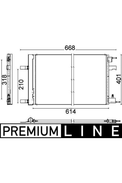 KLİMA KONDENSERİ RADYATÖRÜ - OTOMATİK ASTRA J-ZAFIRA C-CRUZE 1.4-1.6-1.7-2.0