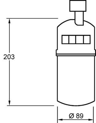 KLİMA KURUTUCUSU KNG III 1.5 DCİ-1.6 16V 08 > MGN II-SCENIC II 1.4-1.6-1.5DCİ-1.9DCİ -2.0 03 >