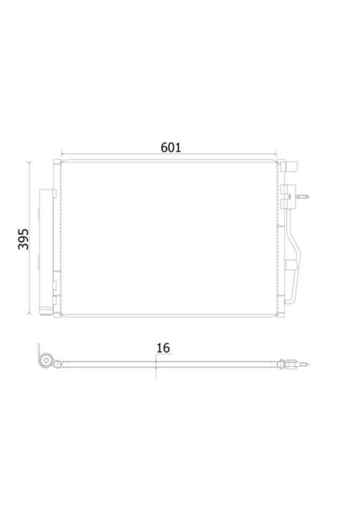 KLİMA RADYATÖRÜ KONDANSATÖRÜ OPEL MOKKA 12>19 CHEVROLET TRAX 12> 1.6-1.8 XER