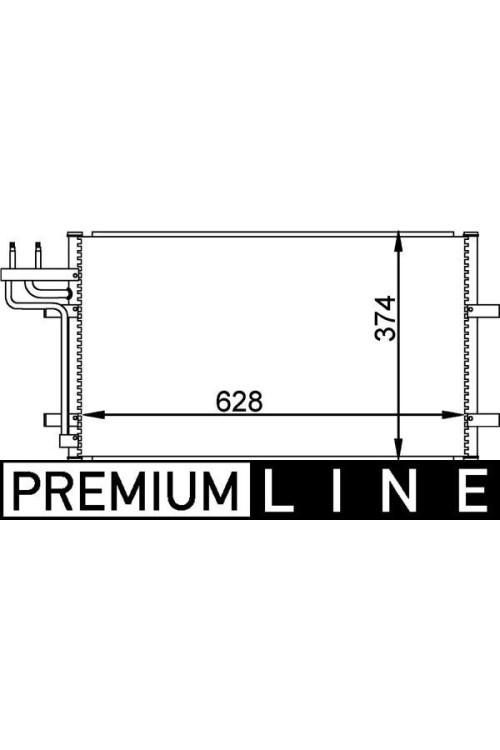KLİMA RADYATORU KONDENSERİ FOCUS CMAX 03-07 1.6-1.8-2.0-1.6TDCI-1.8TDCI-2.0TDCI 628x371x16