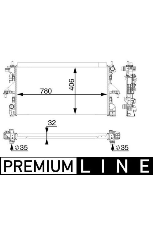 Kühlmittelkühler FIAT DUCATO X250