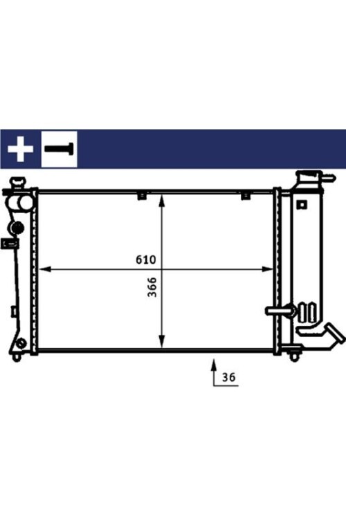Kühlmittelkühler PEUGEOT 306