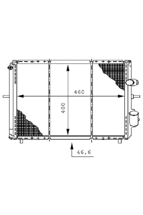 Kühlmittelkühler RENAULT CLIO I / II