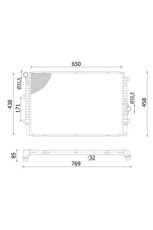 Kühlmittelkühler VW TIGUAN