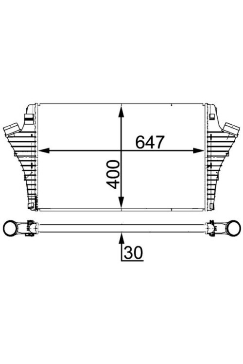 Ladeluftkühler OPEL VECTRA C