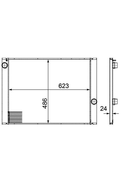 MOTOR SU RADYATORU BMW E60 07>10 PREMIUM LINE