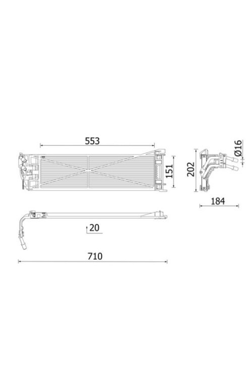 OİL COOLER. ENGİNE OİL BMW X5