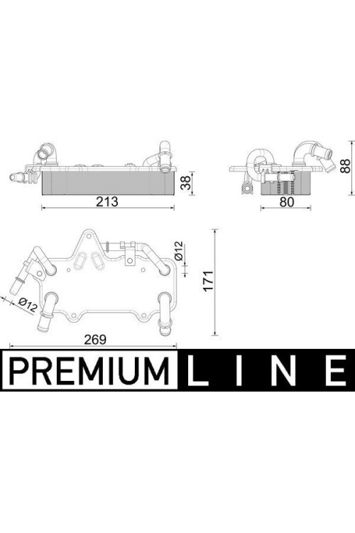 Ölkühler AUDI Q7 3.0 TDI E-TRON