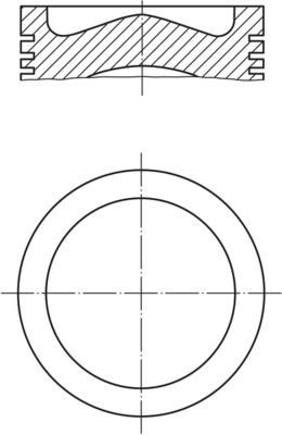PİSTON SEGMAN FIESTA/207/208/2008/206 /DS3/C3 1.4 TDCİ 70 PS EURO 5 STD ÇAP: 73.70MM
