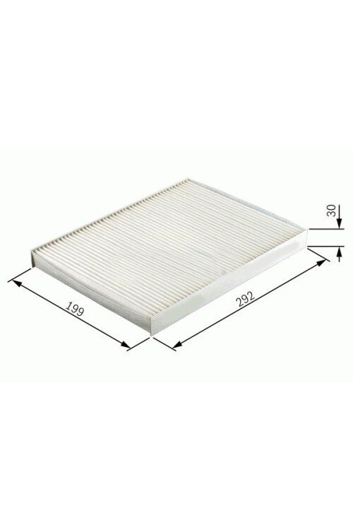 POLEN FİLTRESİ DİKDÖRTGEN ASTRA G 98-04 - ASTRA H 04-14 -ZAFIRA A 98-10 1.4-1.6-1.8-2.0T-16V