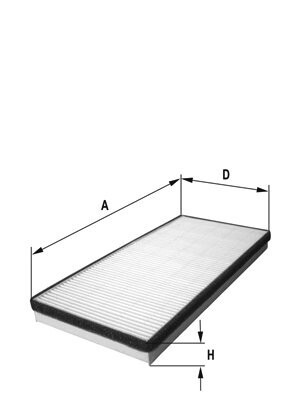 POLEN FİLTRESİ PEUGEOT 306 93-> CU 3435-K1071-LA 38