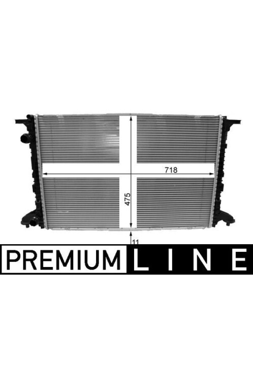 RADYATÖR AUDI A4 1.4 TFSİ-2.0 TFSİ-2.0 TDİ 15 > MEK 718x475x11