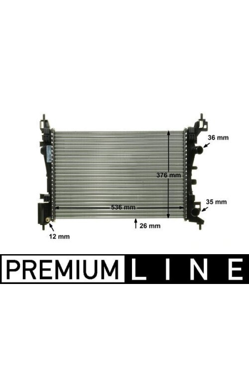 RADYATÖR CORSA D 1.0-1.2-1.4 06 > AC KLİMASIZ MEK 540x370x26