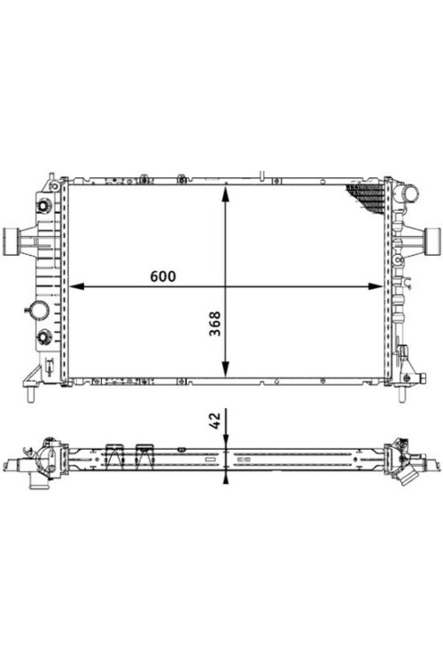 RADYATÖR OPEL ASTRA G 98> /ZAFİRA 03>