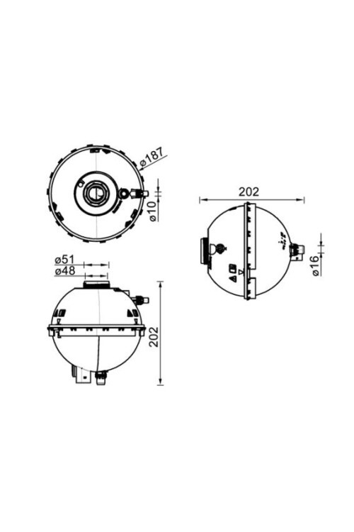 RADYATOR YEDEK SU DEPOSU BMW N13 N20 N26 B38 F20 F22 F23 F30 F32 F33 F34 F36