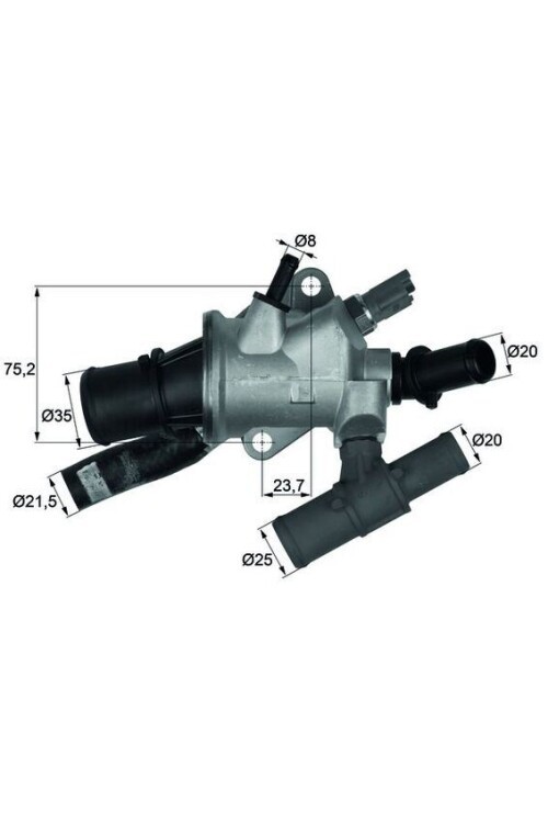 TERMOSTAT KOMPLE FIAT PUNTO 188 88C