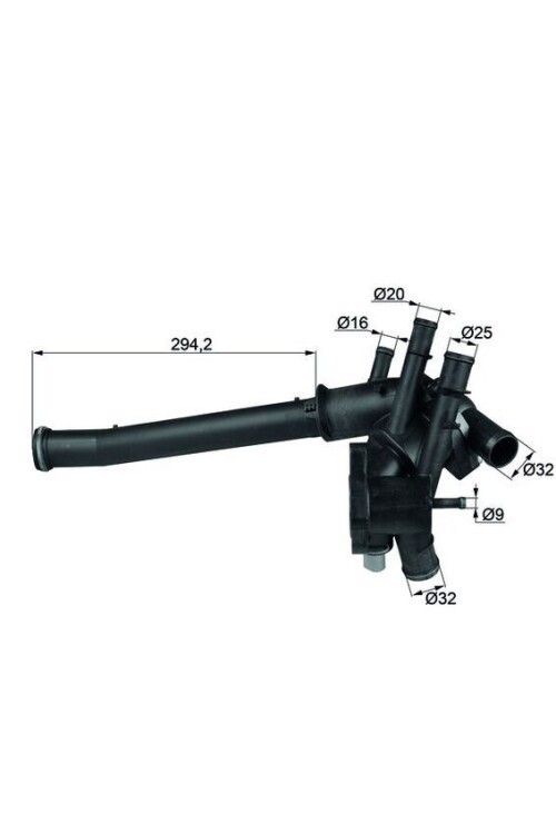 TERMOSTAT KOMPLE VW LUPO 6X1. 6E1 109C
