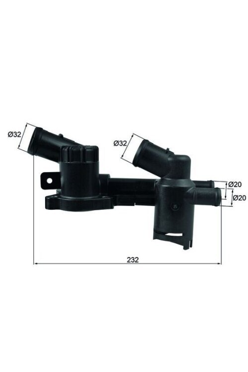 TERMOSTAT VW JETTA IV 162. 163 52C