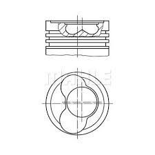x MOTOR PİSTON SEGMAN 0.50 CADDY BJB 1.2 SİLİNDİR 80.01 030PI00065102
